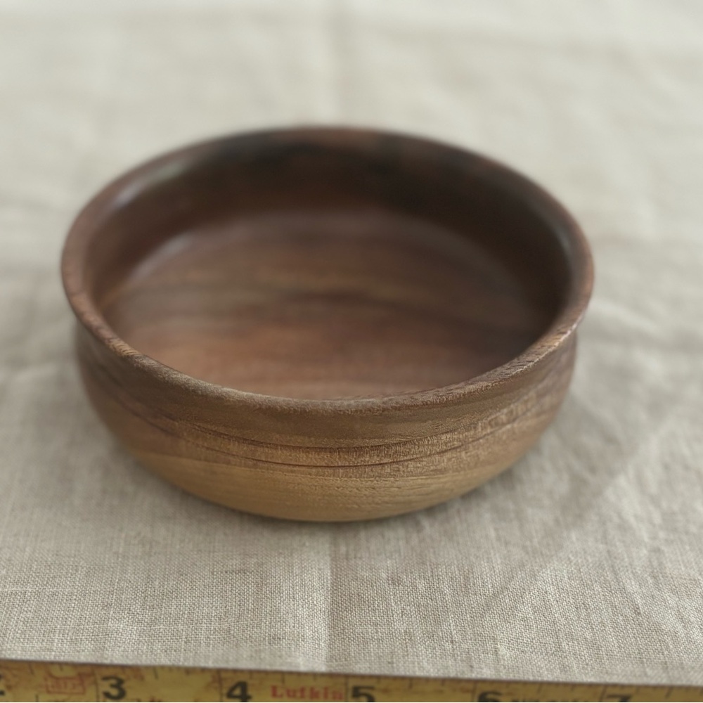 Hand-Crafted Black Walnut Bowl